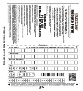 Menards Rebate Form - How To Redeem Your Rebate - MenardsRebate-Form