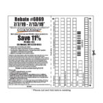 Menards 11 Rebate Request Form Rebate Number On My Receipt