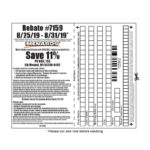 Menards Rebates 7609 Form