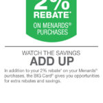 Menards Big Card Rebates