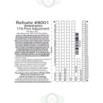 Menards Rebate 8001