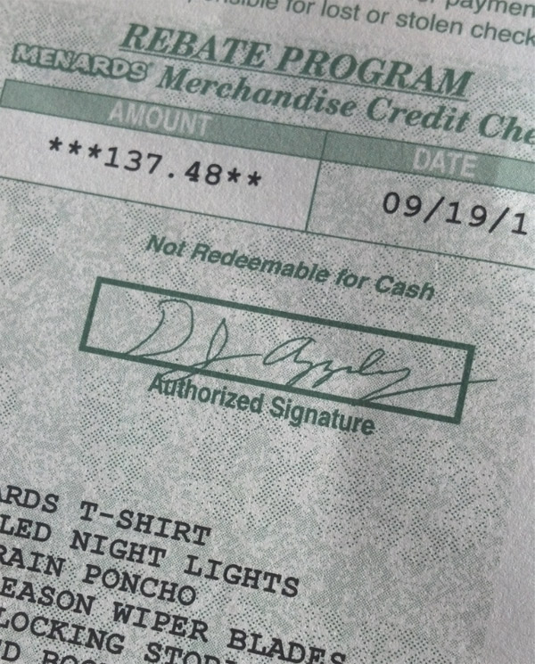 Menards Rebate 4477
