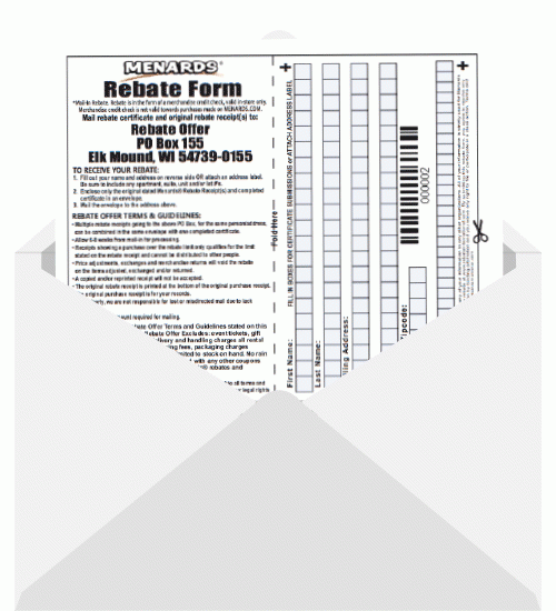 Menard Rebate Center