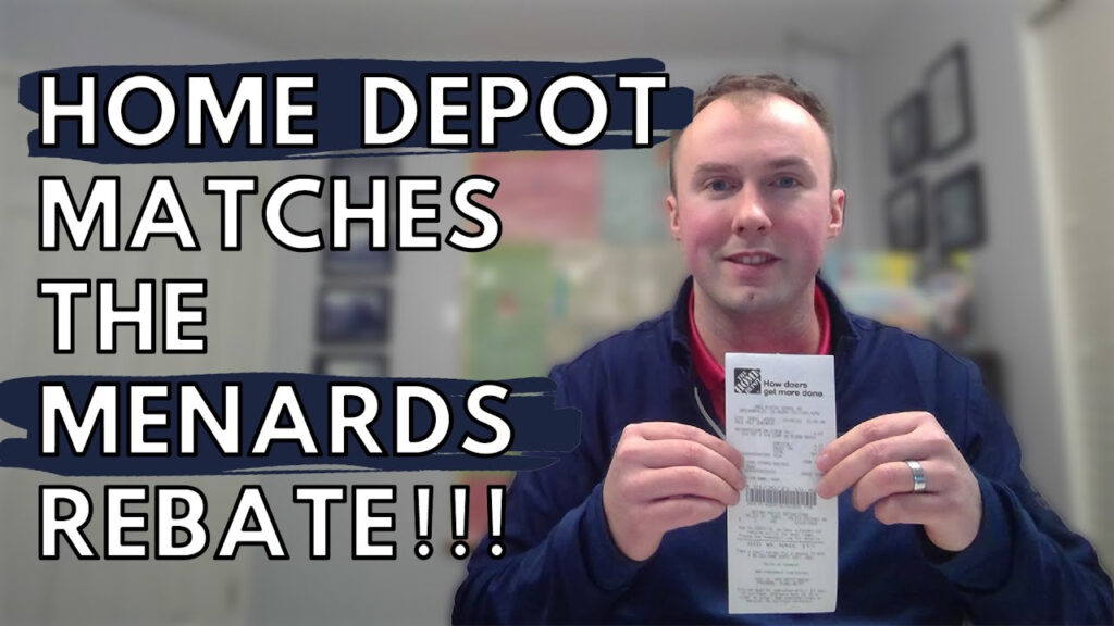 Home Depot Menards Match Rebate Center