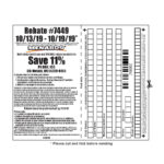 Menards 11 Percent Rebate Tracker