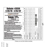Menards 5559 Rebates