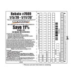 Menards Rebate #7989