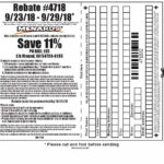 Re-issue A Menards Rebate