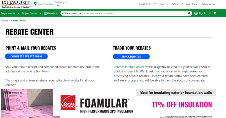 Menards 11 Rebates 2023