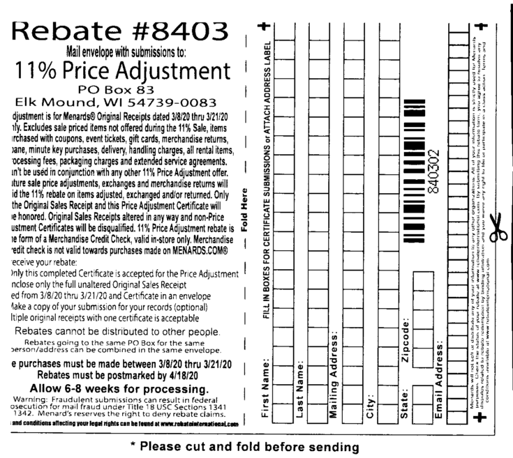 How Do I Check The Status Of A Menards Rebates